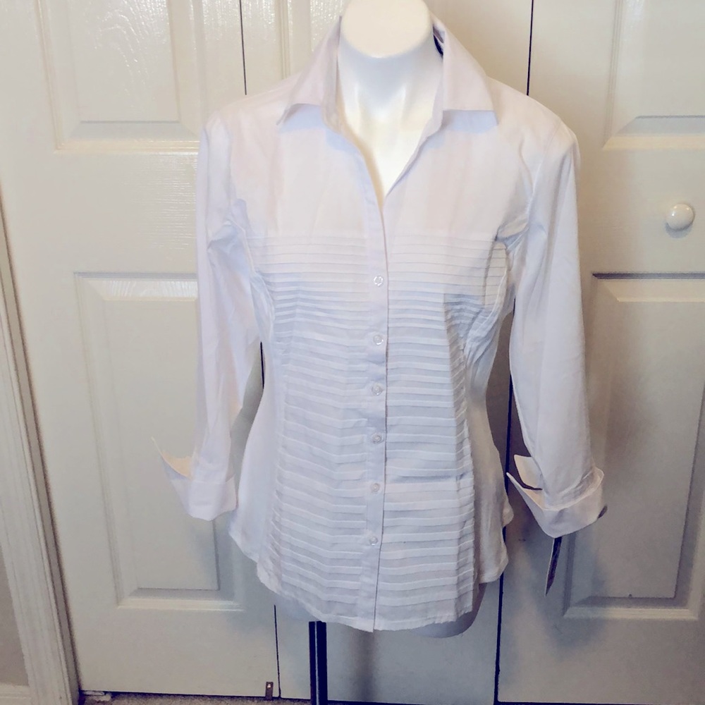 BCBG White Blouse